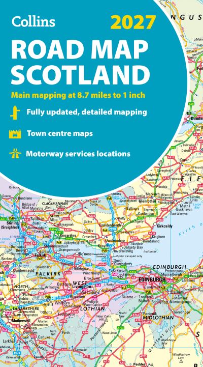 2027 Collins Road Map of Scotland