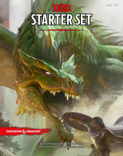 Dungeons & Dragons Starter Set (Six Dice, Five Ready-To-Play D&D Characters With