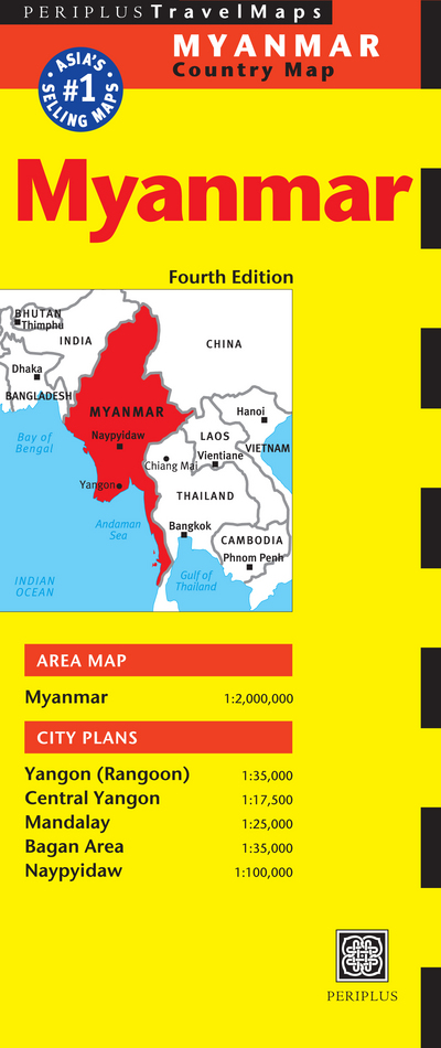 Myanmar Travel Map