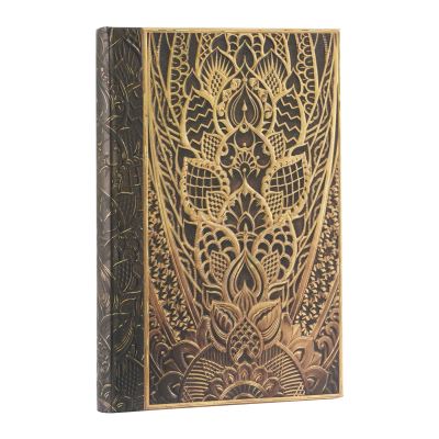 The Chanin Rise (New York Deco) Midi Lined Hardback Journal (Elastic Band Closur