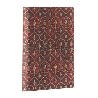 Red Velvet Midi Lined Softcover Flexi Journal (Elastic Band Closure)