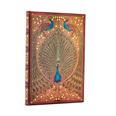 Hafiz's Peacocks (Sangorski & Sutcliffe) Mini Lined Hardcover Journal (Elast