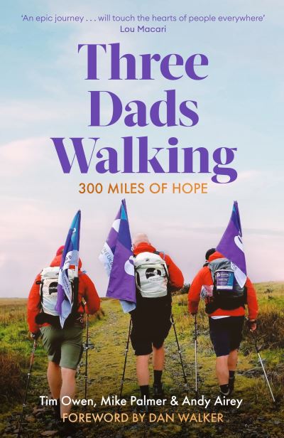 Three dads walking