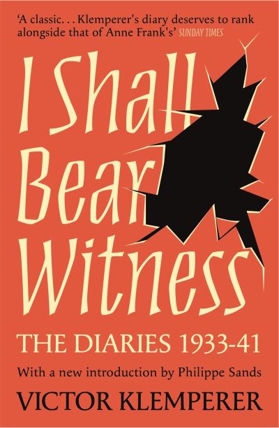 I shall bear witness