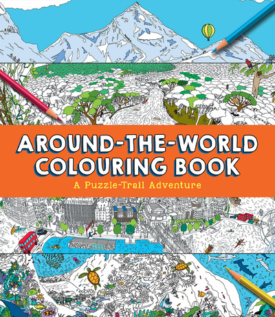 Around-the-World Colouring Book