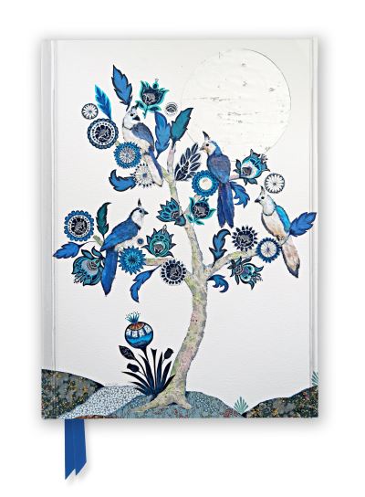 Alexandra Milton: Silver Tree of Life With Four White-Throated Magpies (Foiled J