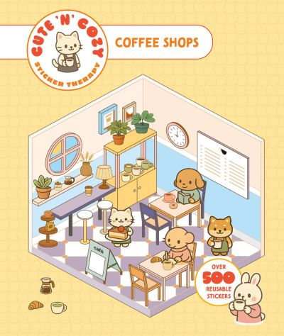 Cute 'N' Cozy Sticker Therapy: Coffee Shops