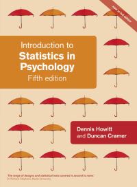 Image for Introduction to Statistics in Psychology